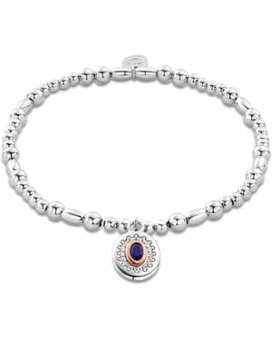 Clogau Royal Sterling Diana Affinity Bracelet With Sapphire & Topaz - Metallic