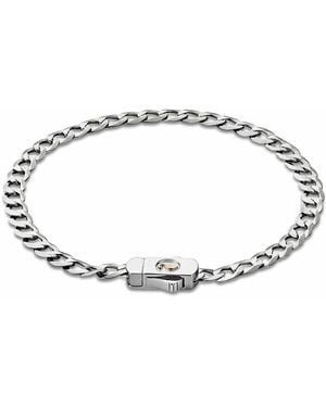 Clogau Insignia Sterling Curb Chain Bracelet - Metallic