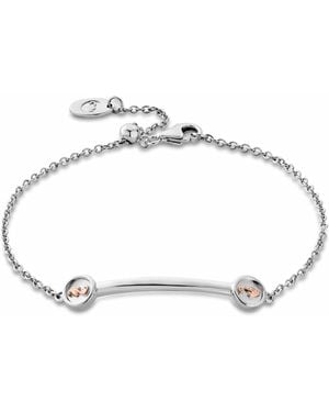 Clogau Insignia Sterling Curve Bracelet - Metallic