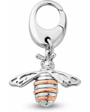 Clogau Insignia Sterling Honey Bee Charm - White
