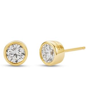 Clogau Celebration 9Ct Solid Stud Earrings With 0.5Ct Lab-Grown Diamonds - Metallic