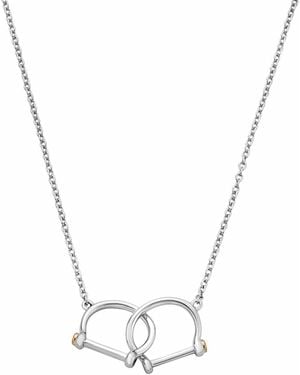 Clogau Royal Sterling Stirrup Necklace - Metallic