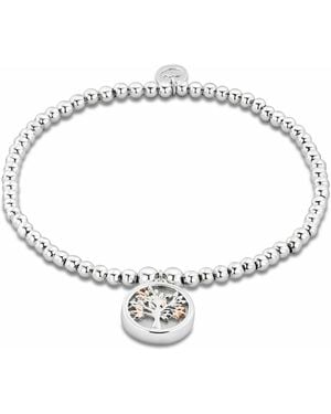 Clogau Tree Of Life Sterling Affinity Bracelet With Mother Of Pearl - Metallic