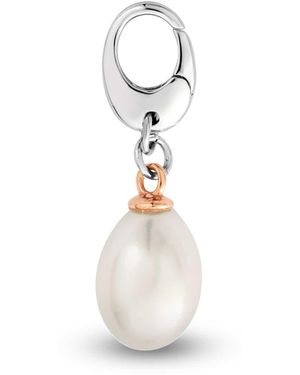 Clogau Insignia Sterling Beachcomber Charm With Pearl - White