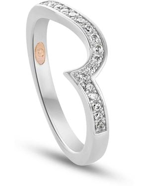 Clogau 18Ct Forever Fairytale Wedding Ring - White