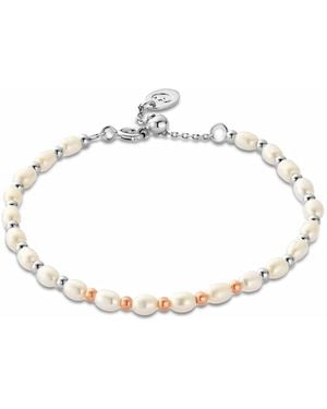Clogau Nature's Wonder Sterling Beachcomber Bracelet With Pearls - Metallic