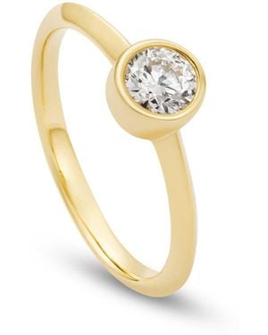 Clogau Celebration 9Ct Solid Ring With 0.5Ct Lab-Grown Diamond - Metallic