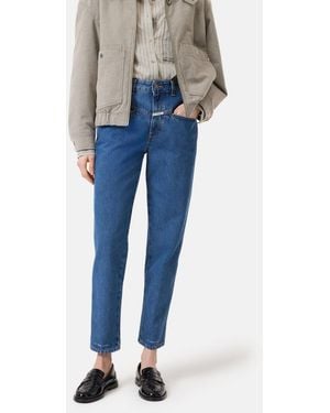 Closed Damen Relaxedjeans -Pedal Pusher, (Größe) - Blau
