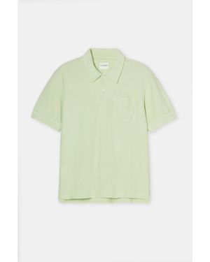 Closed Herren Shirt Mit Polokragen, (Größe) - Grün