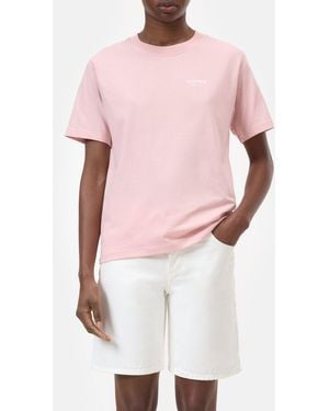 Closed Damen T-Shirt Mit Print, (Größe) - Pink