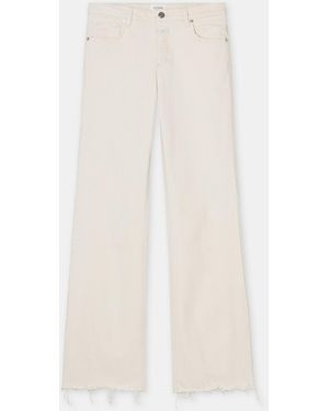Closed Damen Wide Jeans - Weiß