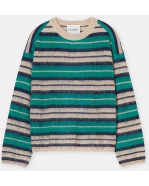 Closed Damen Pullover Aus Mohair-Mix, (Größe) - Grün