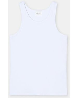 Closed Herren Top Mit Logo, (Größe) - Blau