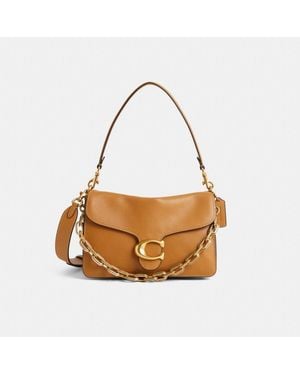 COACH Restored Chain Tabby Shoulder Bag - Brown