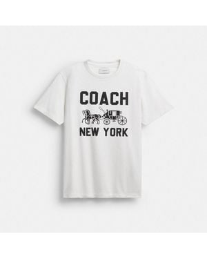 COACH Horse And Carriage T Shirt - White
