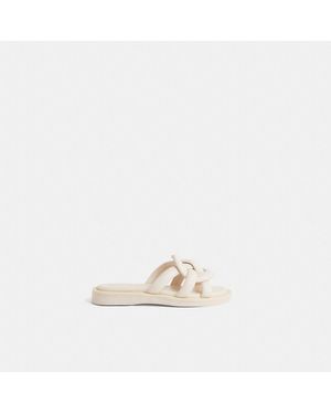 COACH Restored Georgie Sandal - Metallic