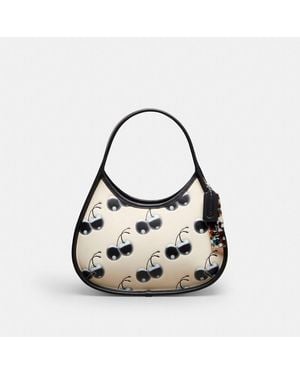 COACH Ergo Bag In Topia Leather With Cherry Print - Multicolor