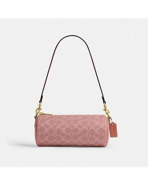 COACH Bleecker Bucket Bag 21 In Signature Canvas in Brown | Lyst