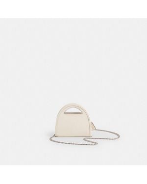 COACH Restored Top Handle Card Case - Natural