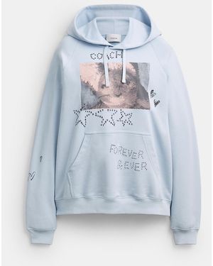 COACH Floppy Hoodie - Blue