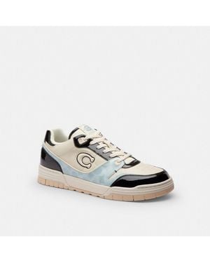 COACH Soho Sneaker With Patent Signature - White