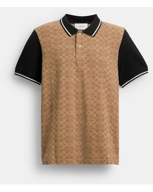 COACH Signature Polo - Brown