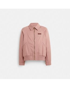 COACH Restored Harrington Jacket - Pink