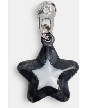 Coachtopia Star Bag Charm - White