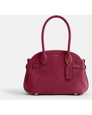 COACH Soft Empire Carryall Bag 21 - Purple