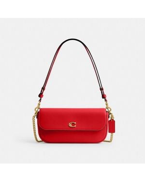 COACH Brook Flap Chain Bag - Red
