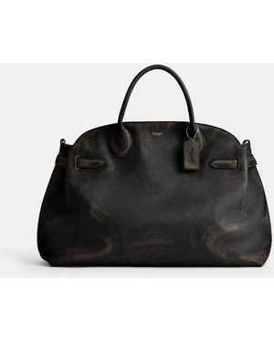 COACH Soft Empire Carryall Bag 48 - Black