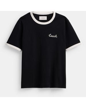 COACH Ringer T-shirt - Black