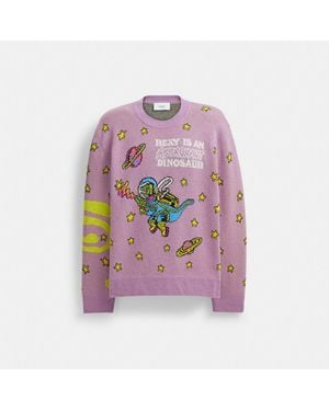 COACH Cosmic Sweater - Pink