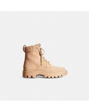 COACH Restored Citysole Boot - Natural