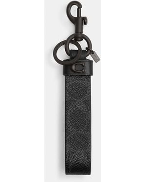COACH Loop Bag Charm - Black