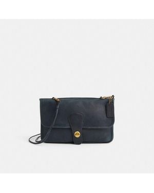 COACH Vintage Bonnie Cashin Twin Clutch - Blue