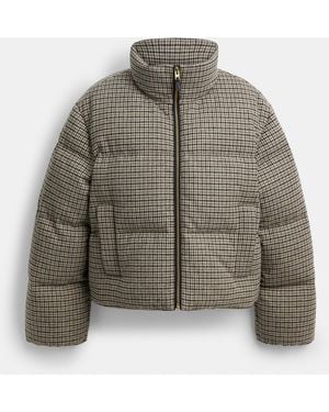 COACH Wool Puffer - Green