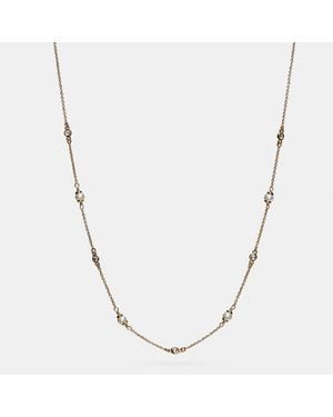 COACH Classic Pearl Necklace - Multicolor