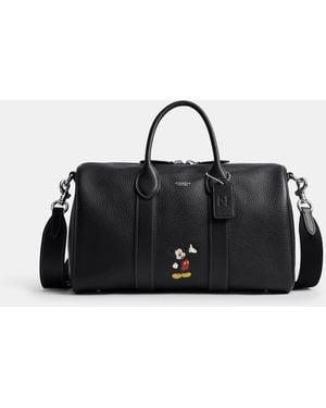 COACH Disney X Compass Bag 35 With Mickey Mouse - Black