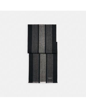 COACH Varsity Sport Scarf - Black