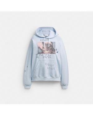 COACH Floppy Hoodie - Blue