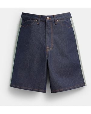 COACH Brain Dead Denim Shorts - Blue
