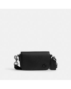 COACH Flap Crossbody Bag - Black