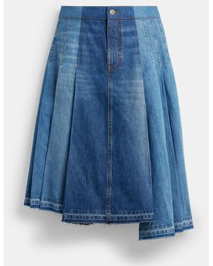 COACH Maxi Denim Skirt - Blue