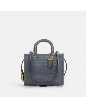 COACH Rogue Bag 25 In Alligator - Blue