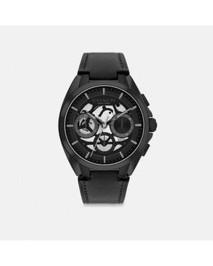 COACH Jackson Chronograph Watch, 42mm - Black