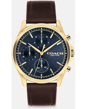 COACH Oliver Watch, 41Mm - Blue