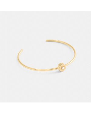 COACH Tea Rose Cuff Bracelet - Metallic