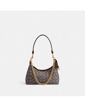 COACH Juliet Shoulder Bag 25 In Signature Jacquard - White