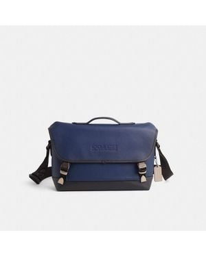 COACH Restored League Bike Bag - Blue